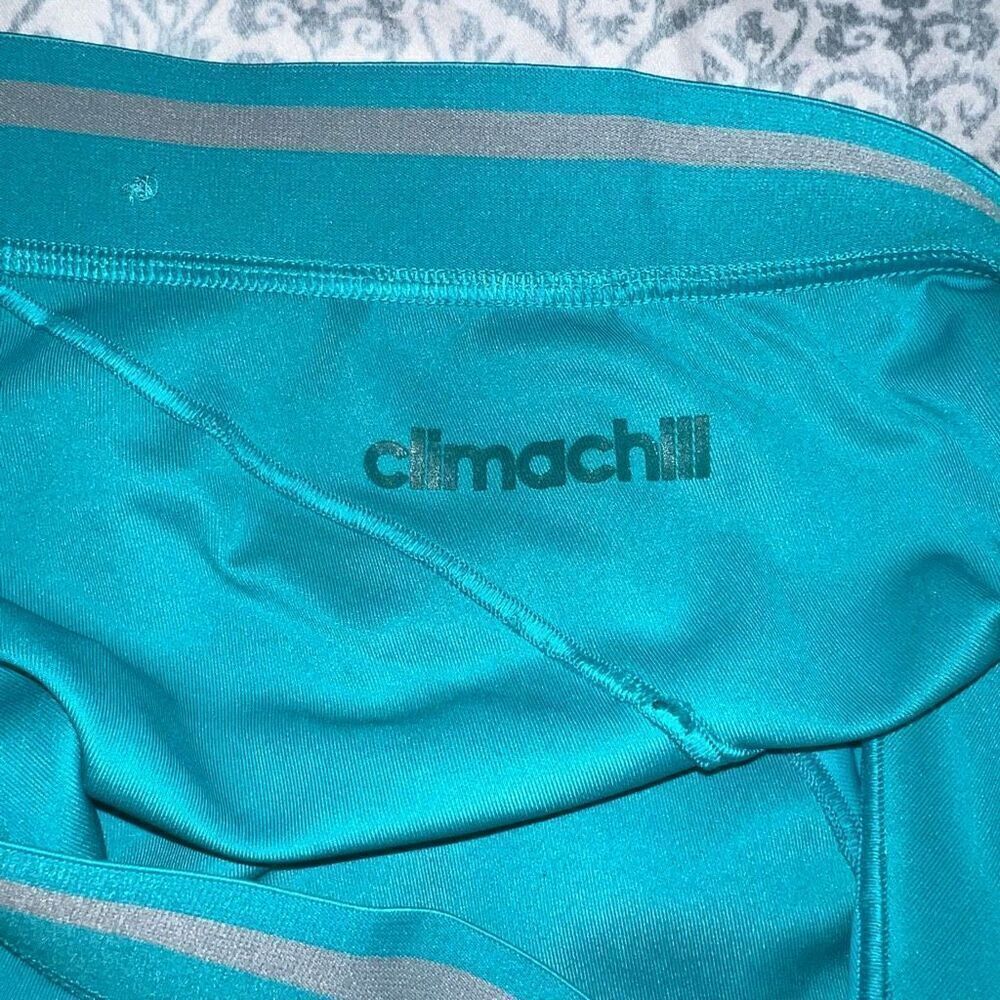 Adidas climachill blue leggings workout size S - Picture 5 of 7